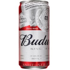 Cerveza Budweiser Roja Lata De 269Ml